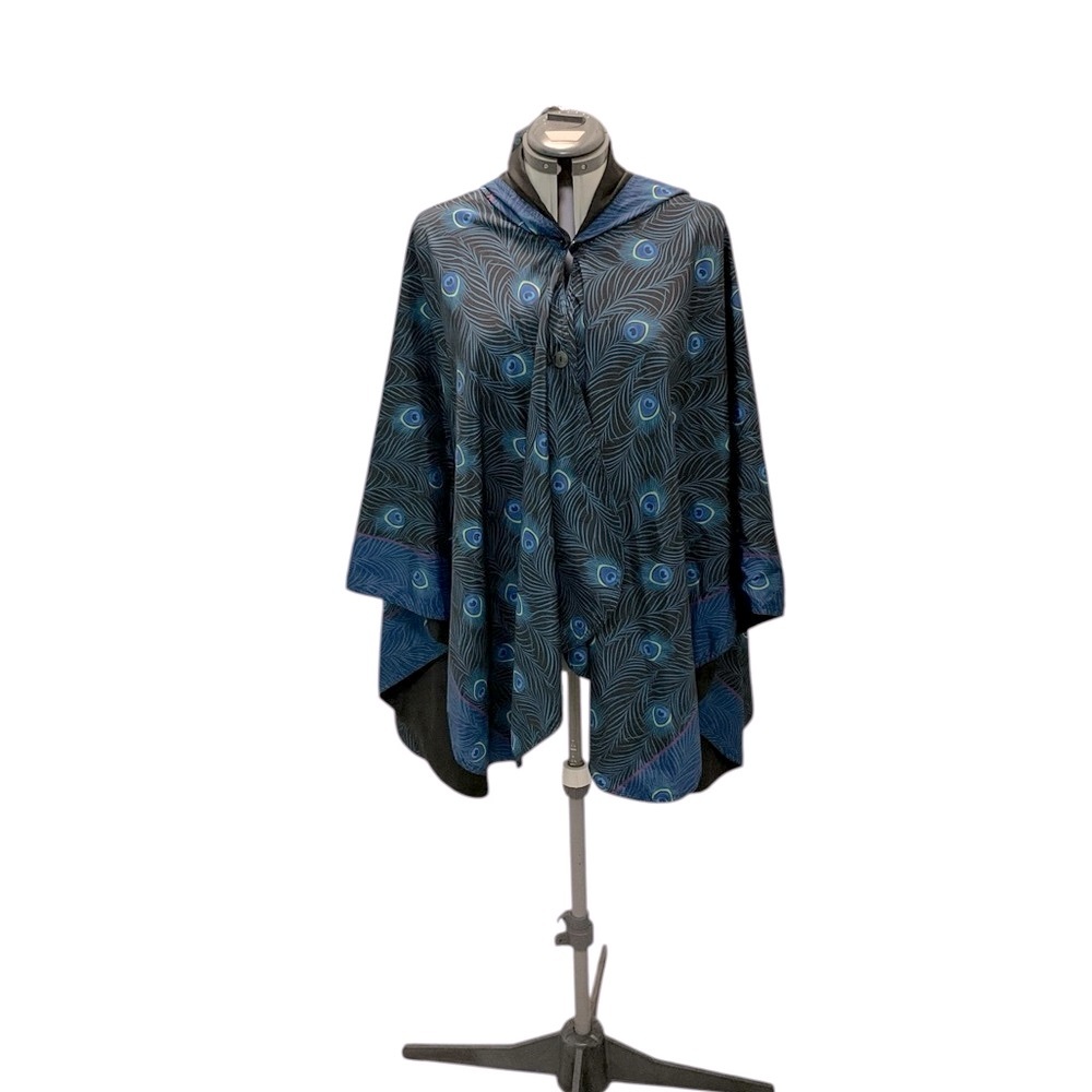 Raincaper reversible hooded rain proof poncho - Picture 2 of 8
